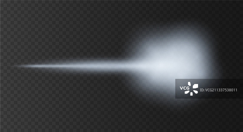 蒸汽或气体喷射凝结尾迹图片素材