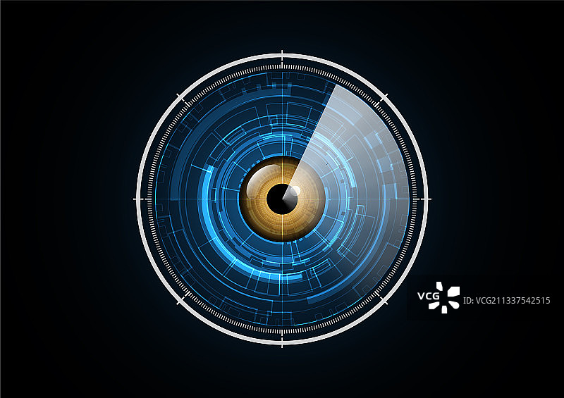 未来科技抽象雷达安全背景图片素材