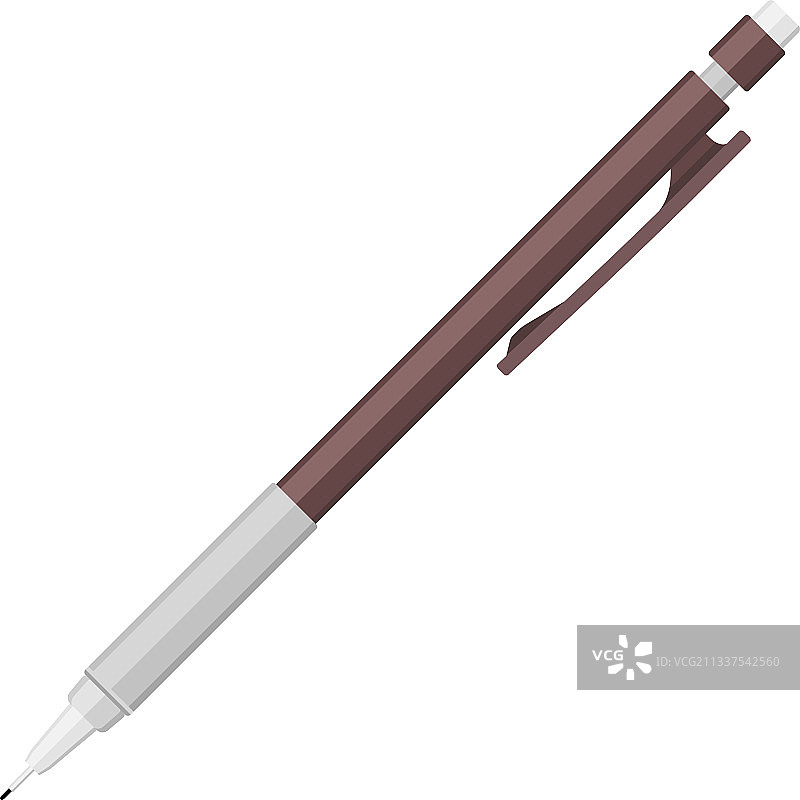 学校文具用品：自动铅笔图片素材