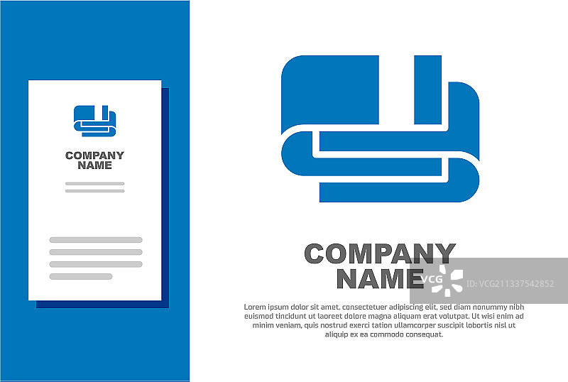 白色背景上孤立的蓝色毛巾堆叠图标图片素材