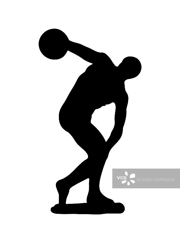 铁饼运动员图片素材