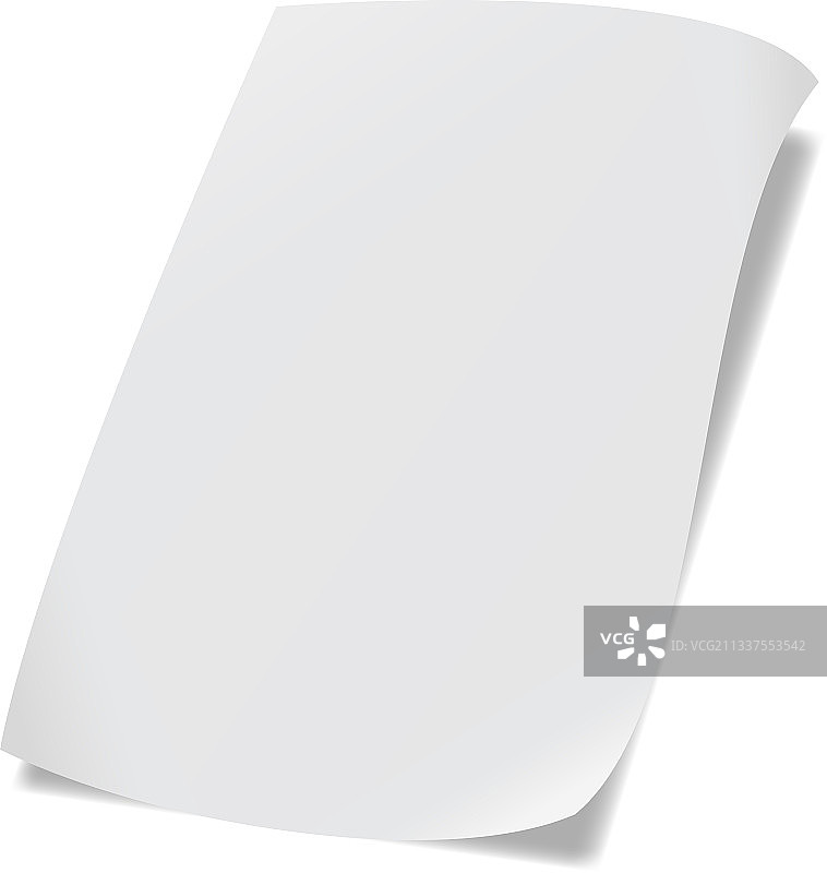 带阴影的A4纸图片素材