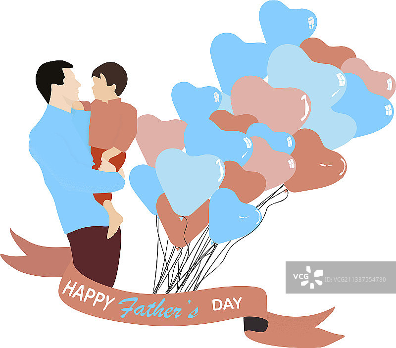 快乐的父亲节图片素材