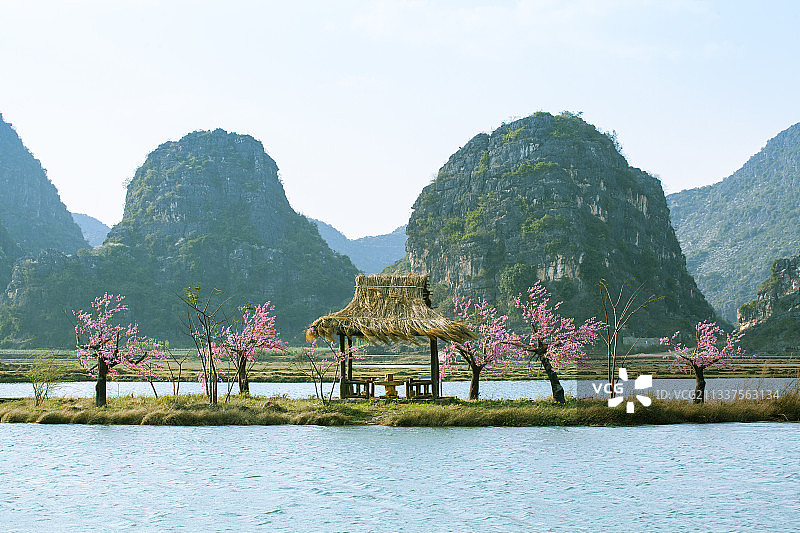 云南文山丘北县普者黑景区图片素材