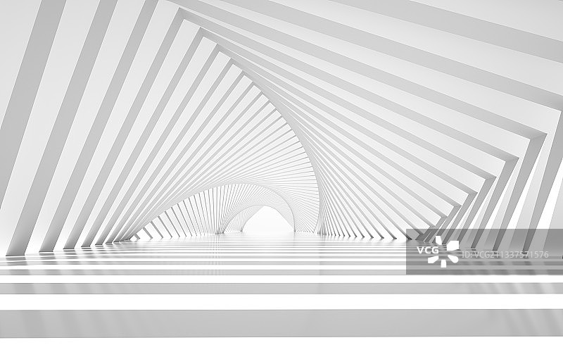 白色建筑空间三维图形图片素材