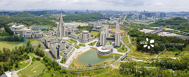 深圳北理莫斯科大学校区全景图图片素材