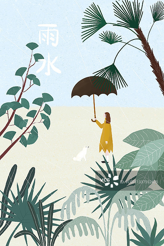 24节气之雨水图片素材