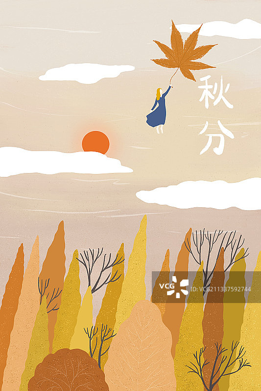 24节气之秋分图片素材