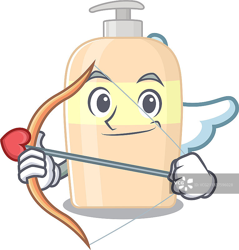 丘比特卡通浪漫插画图片素材