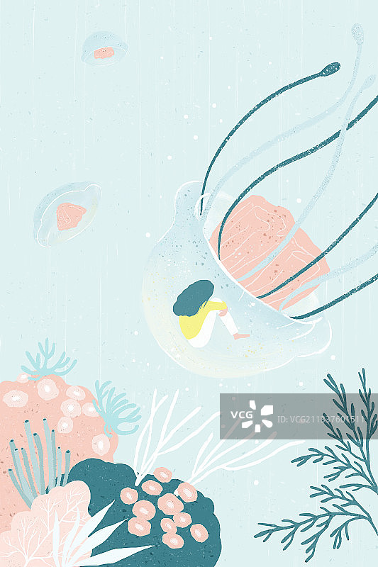 一个人图片素材