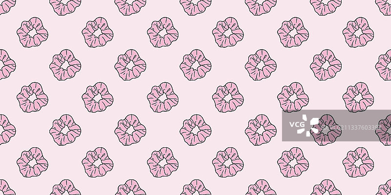 粉色发圈重复图案发带背景图片素材