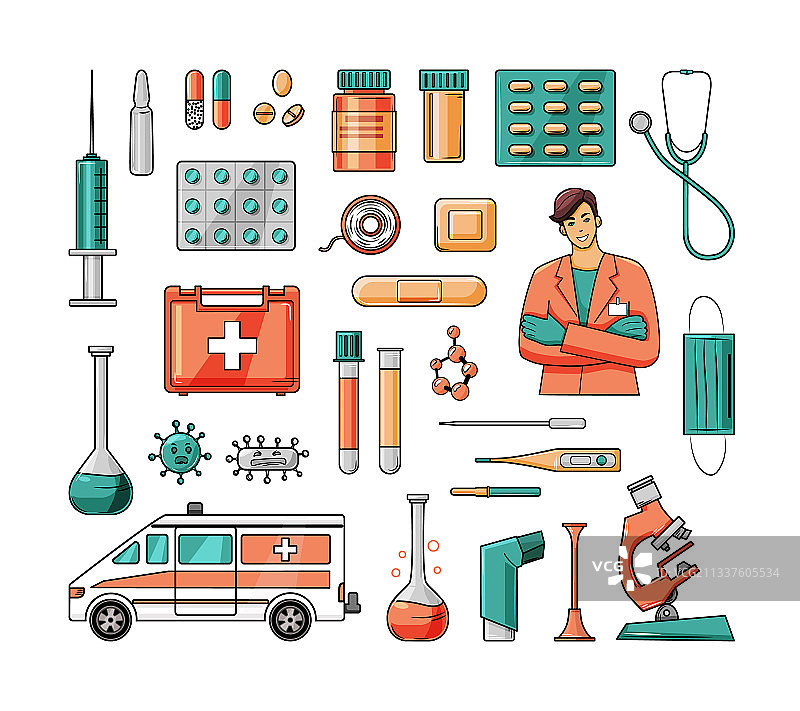 医疗器械药品合集图片素材