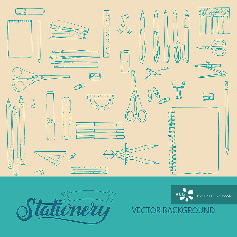 文具背景图片素材