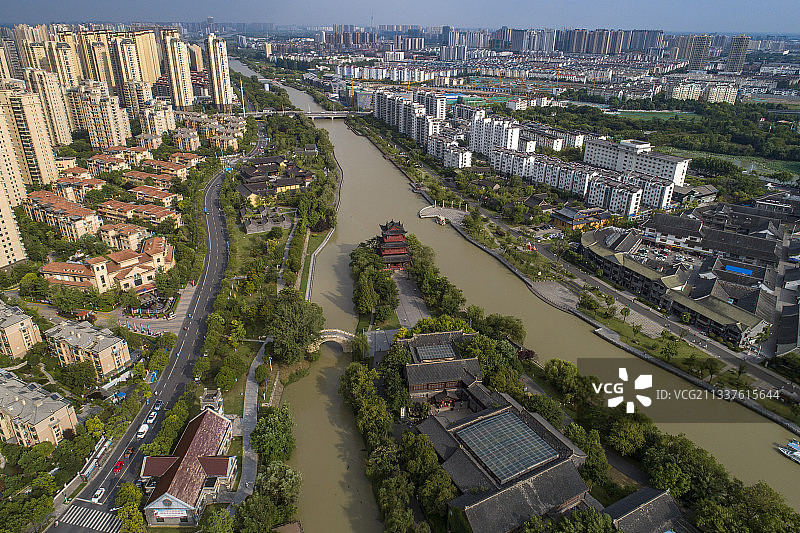 江苏淮安里运河文化长廊风光图片素材