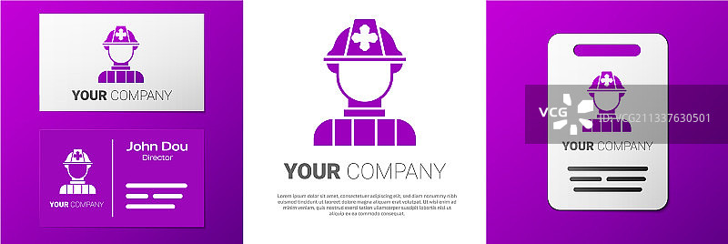 消防员图标标志图片素材