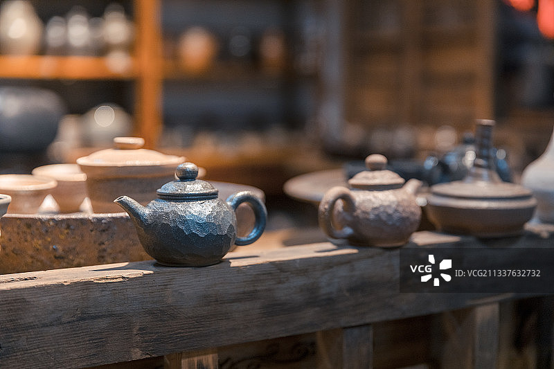 四川省雅安市荥经县砂器制作图片素材