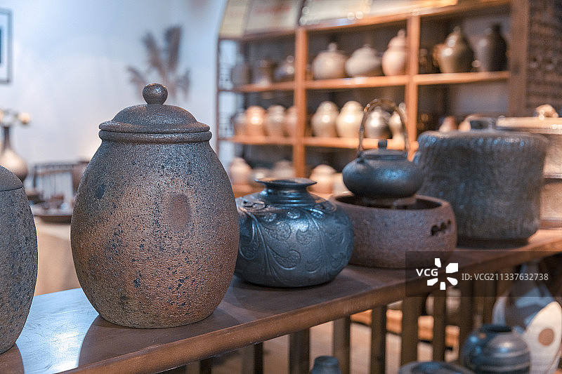 四川省雅安市荥经县砂器制作图片素材