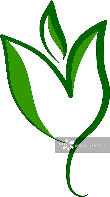 抽象花朵Logo图片素材