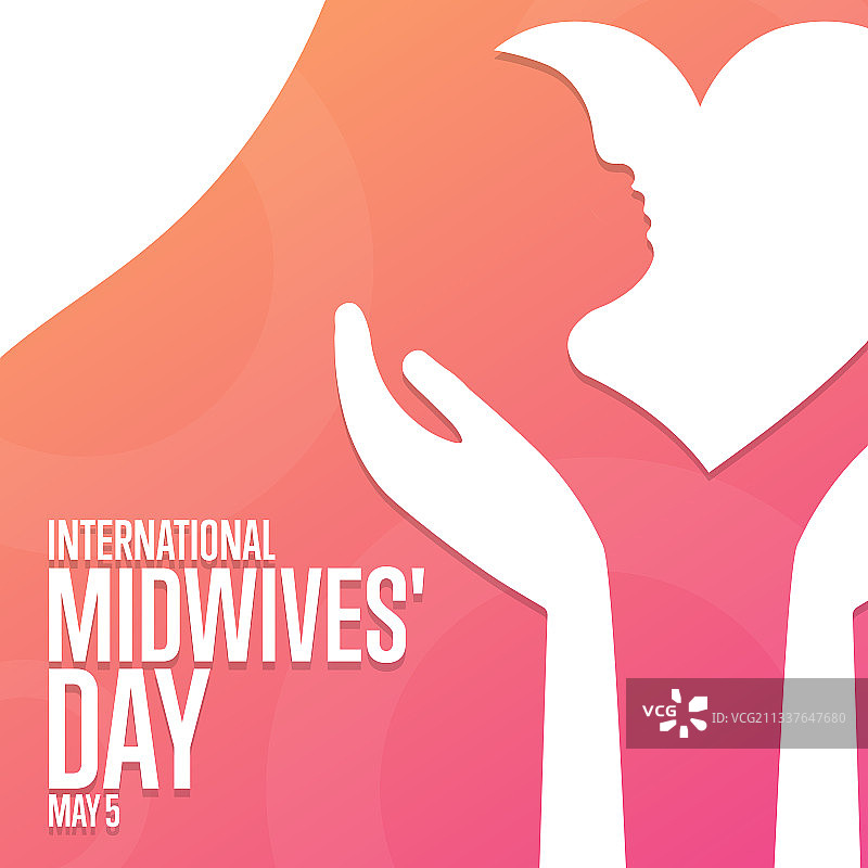 国际助产士日5月5日节日概念图片素材