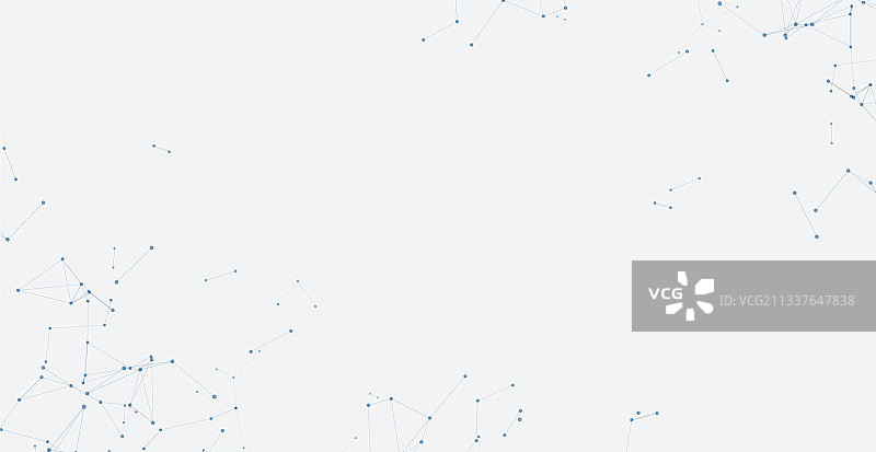 白色背景上的点和线图片素材