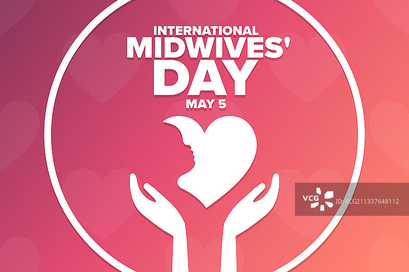国际助产士日5月5日节日概念图片素材