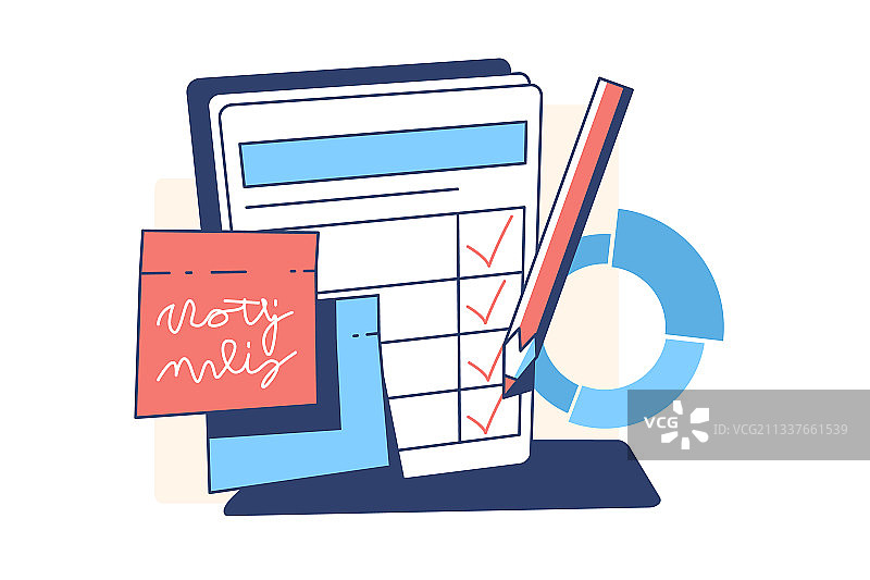 带有任务的规划器图片素材