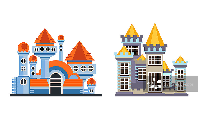 古代防御城堡童话城堡图片素材