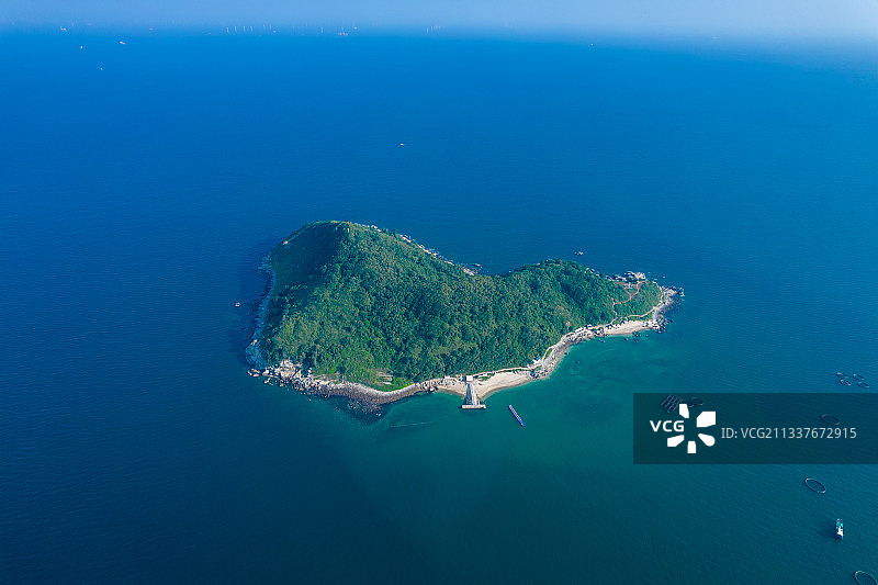 阳西沙扒青洲岛 广东省阳江市图片素材