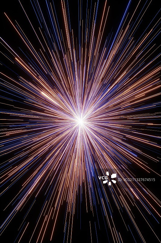 三维渲染放射线背景图片素材