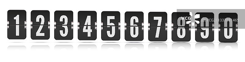 带数字的单线记分牌图片素材