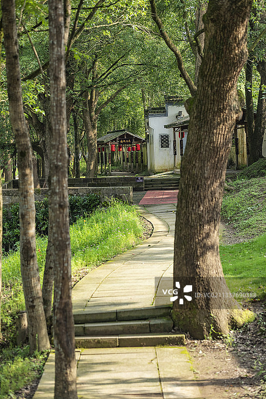 安徽歙县雄村景区拍摄图片素材