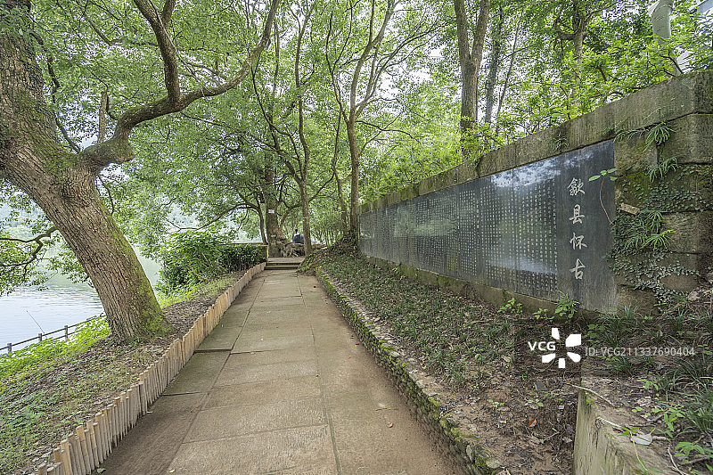 安徽歙县雄村景区拍摄图片素材