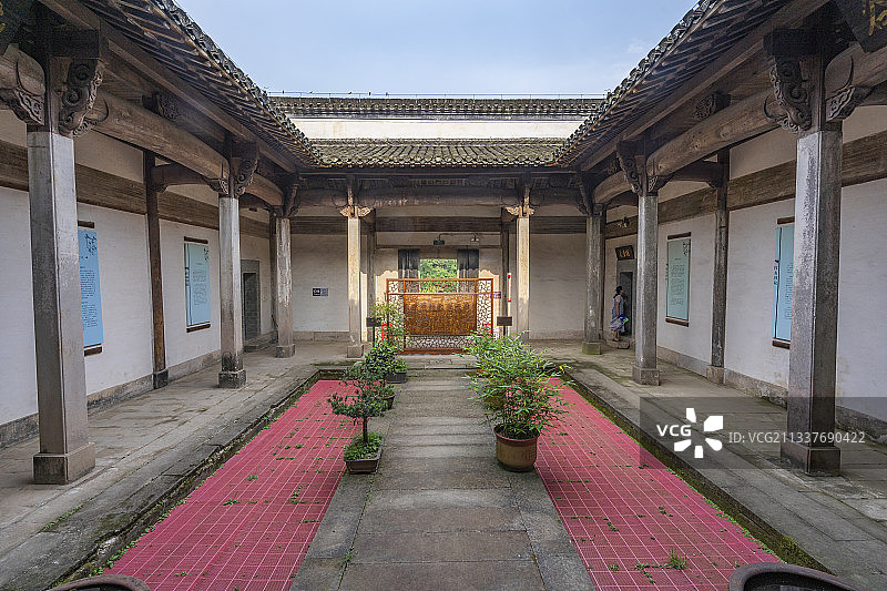 安徽歙县雄村景区拍摄图片素材