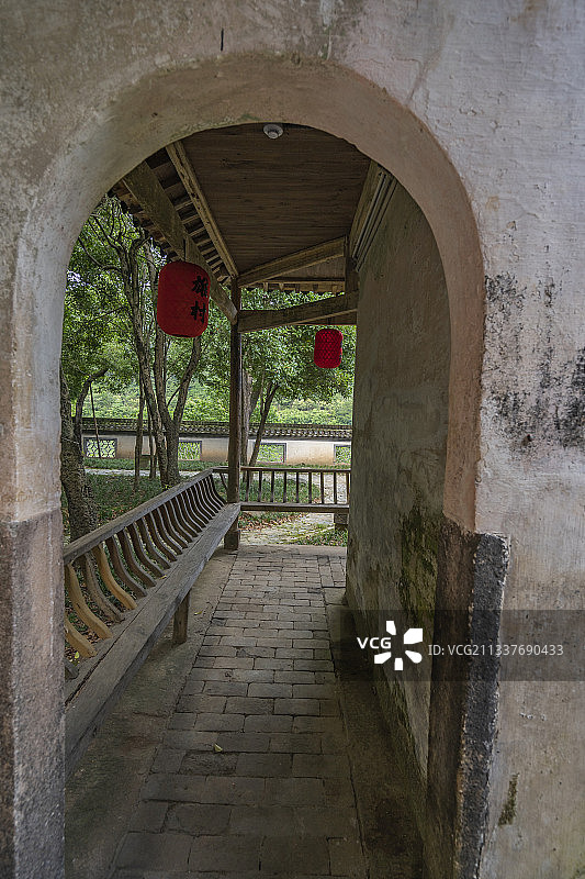 安徽歙县雄村景区拍摄图片素材