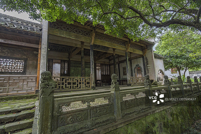 安徽歙县雄村景区拍摄图片素材