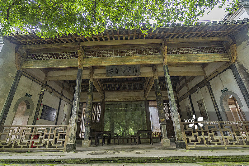 安徽歙县雄村景区拍摄图片素材