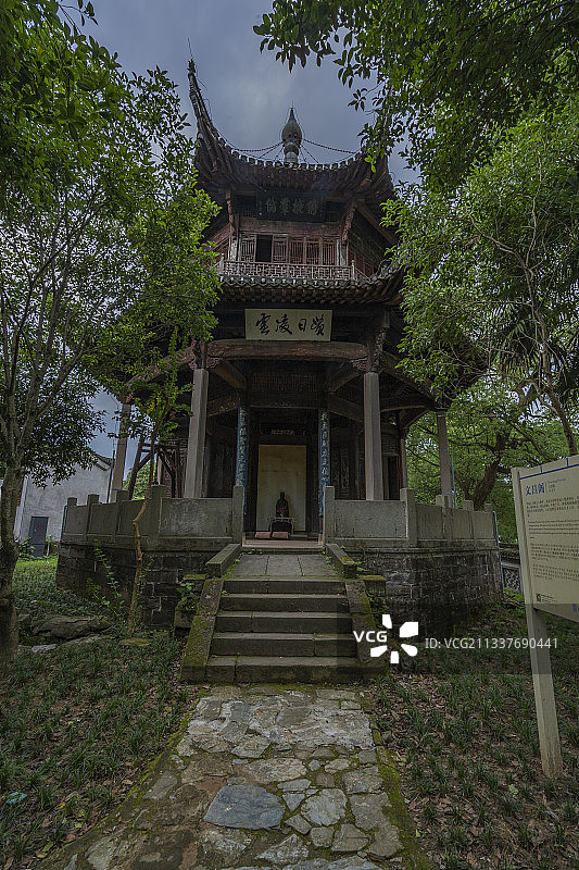 安徽歙县雄村景区拍摄图片素材