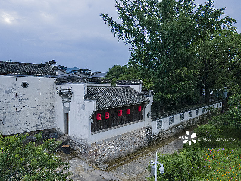 安徽歙县雄村景区拍摄图片素材