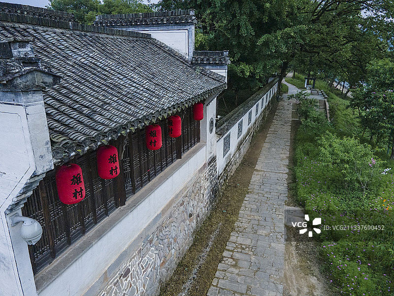 安徽歙县雄村景区拍摄图片素材