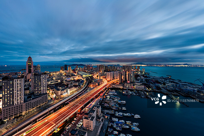 青岛火车站城市全景图片图片素材