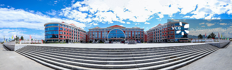 学校全景图片素材