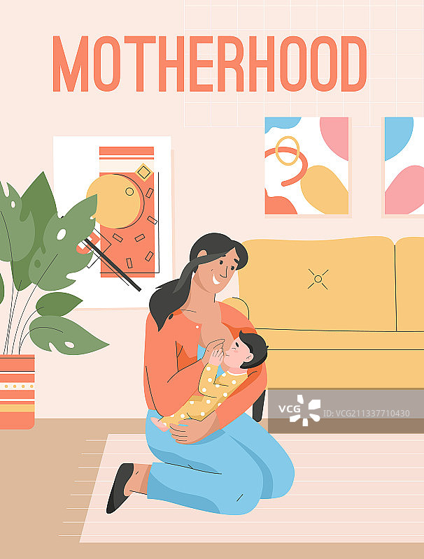 母亲节概念海报图片素材