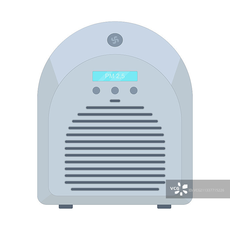扁平风格的空气净化器图片素材
