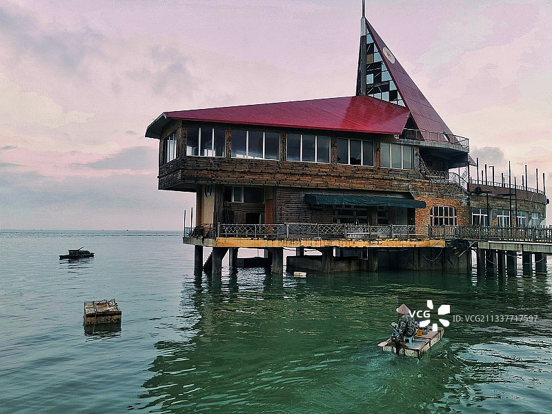 海上餐厅图片素材