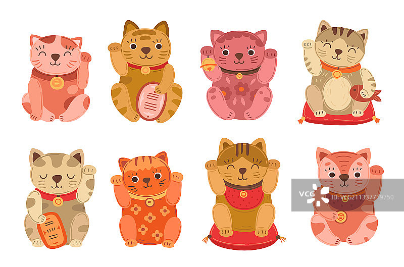 日式招财猫图片素材
