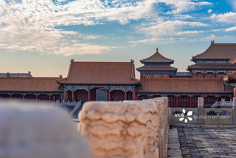 北京故宫太和殿广场昭德门午门图片素材