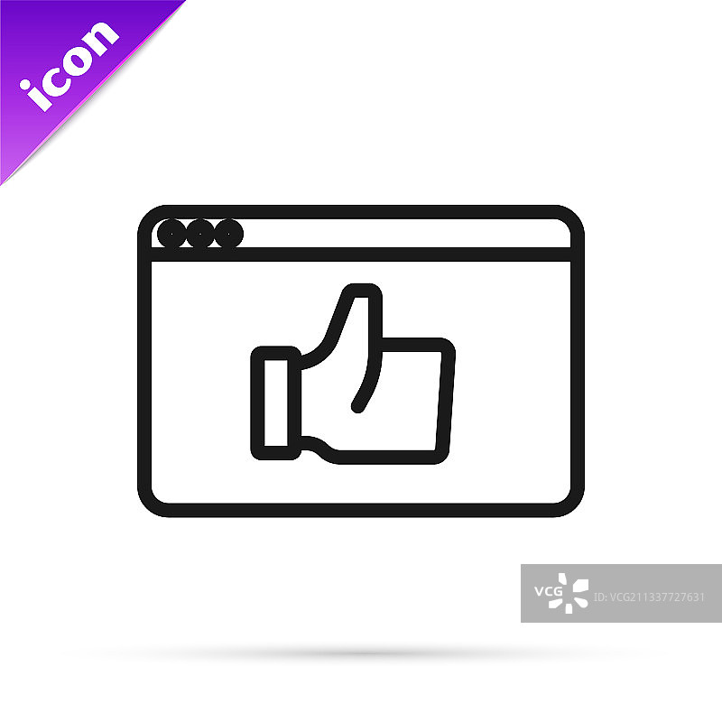 黑线消费者产品评级图片素材