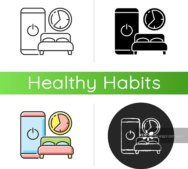 睡眠卫生图标图片素材