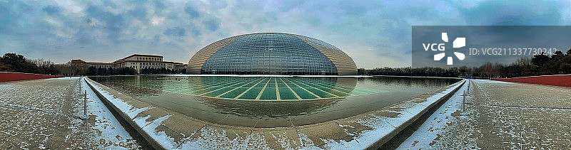 北京：国家大剧院图片素材