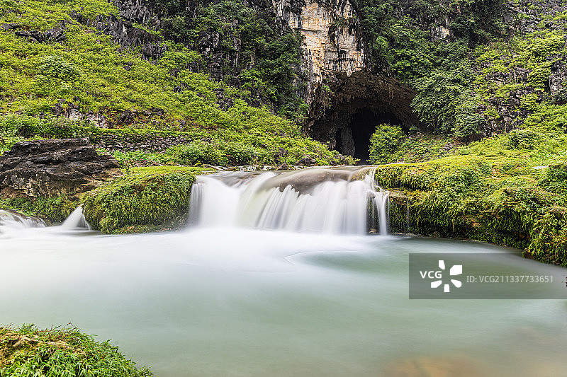 大明山景区外的山洞图片素材